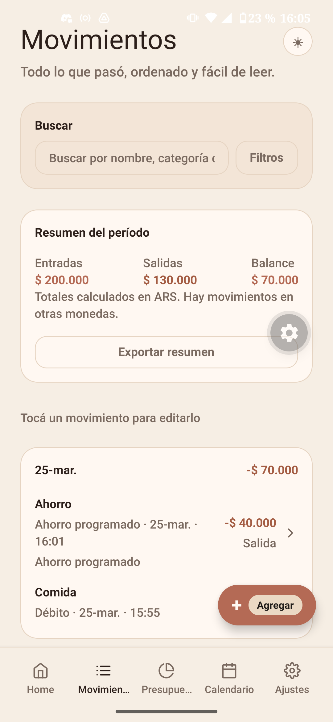 Movimientos