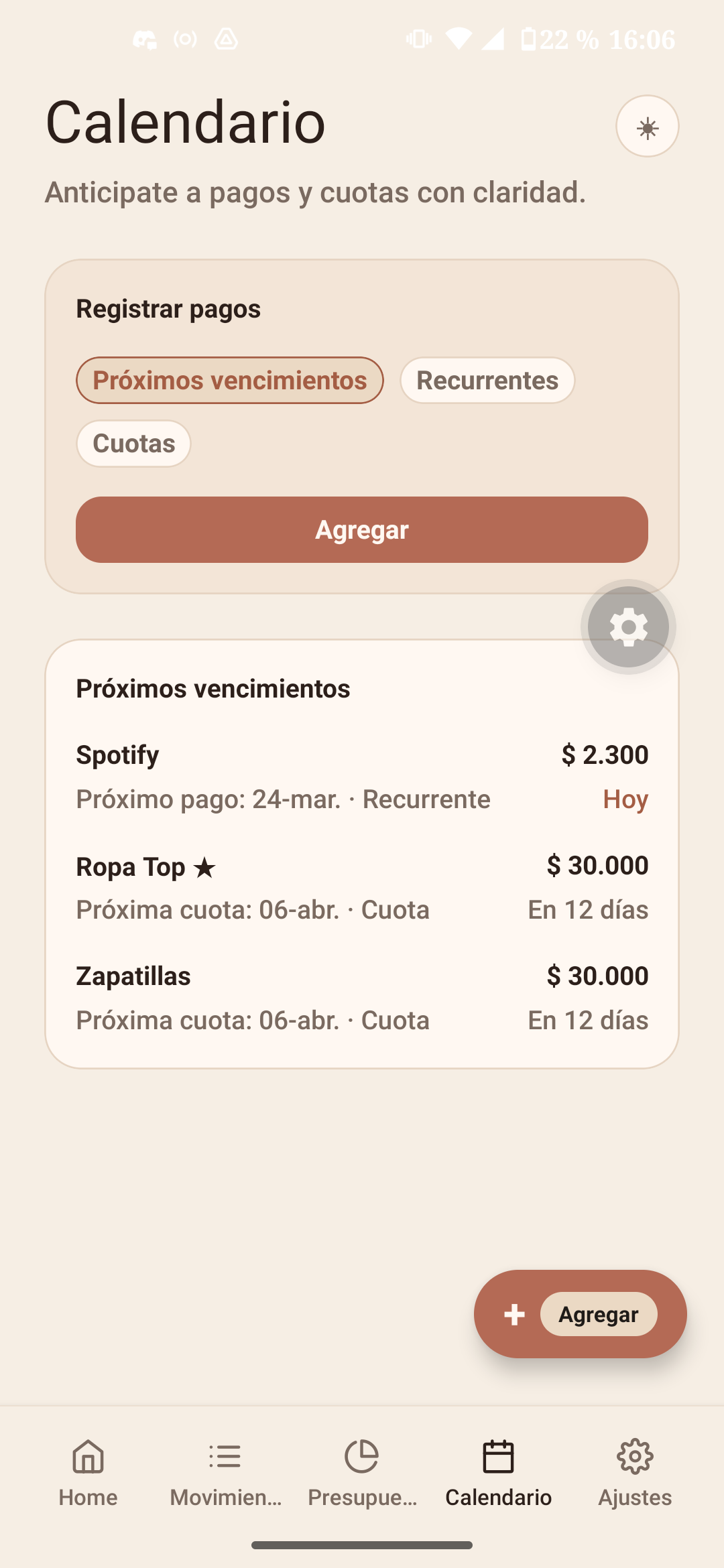 Calendario