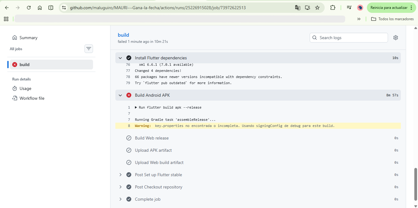 Error Google Services durante el build Android